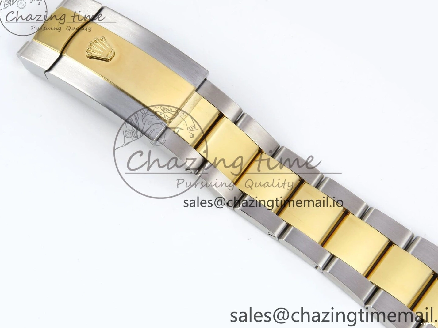 A3235 on Edition 36 126233 YG EWEF Marker Best DateJust Green Gray Bracelet Roman Dial Oyster SS 0212